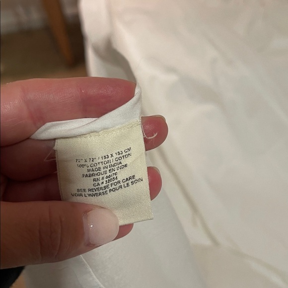 Anthropologie Sculpted Mums Shower Curtain - Picture 7 of 7